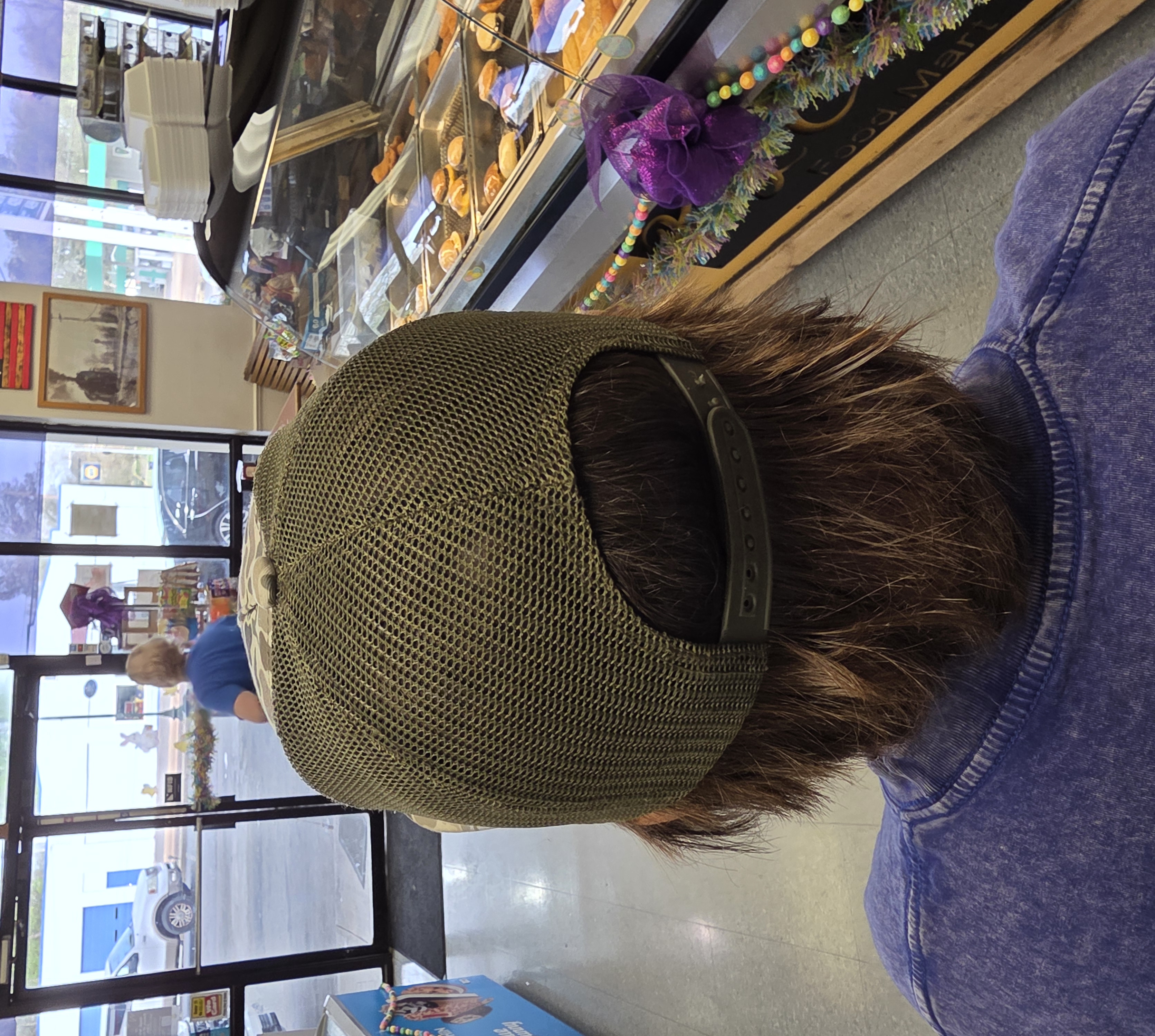 BAR 9 OUTFITTERS Camouflage Trucker Hat - back