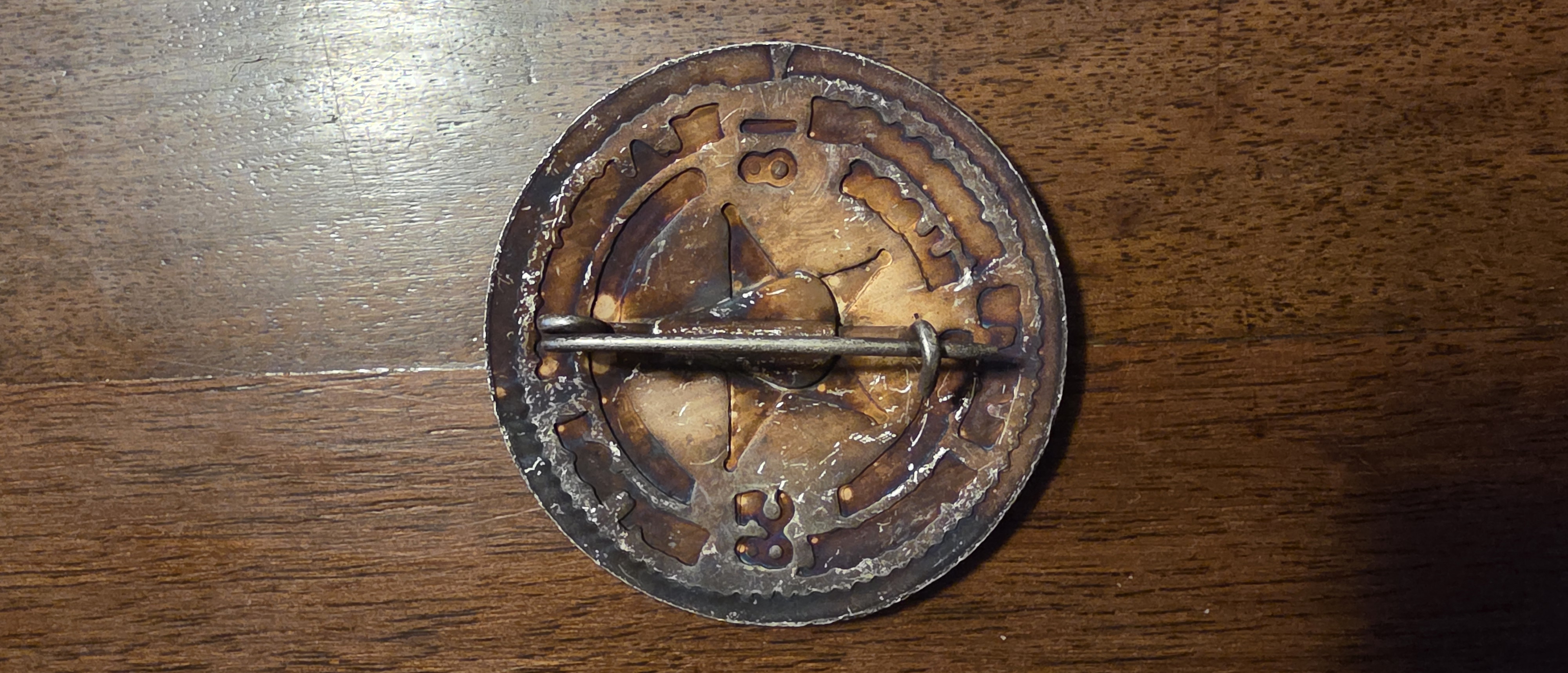 Georgetown South Carolina Slave Patrol Badge Replica - back