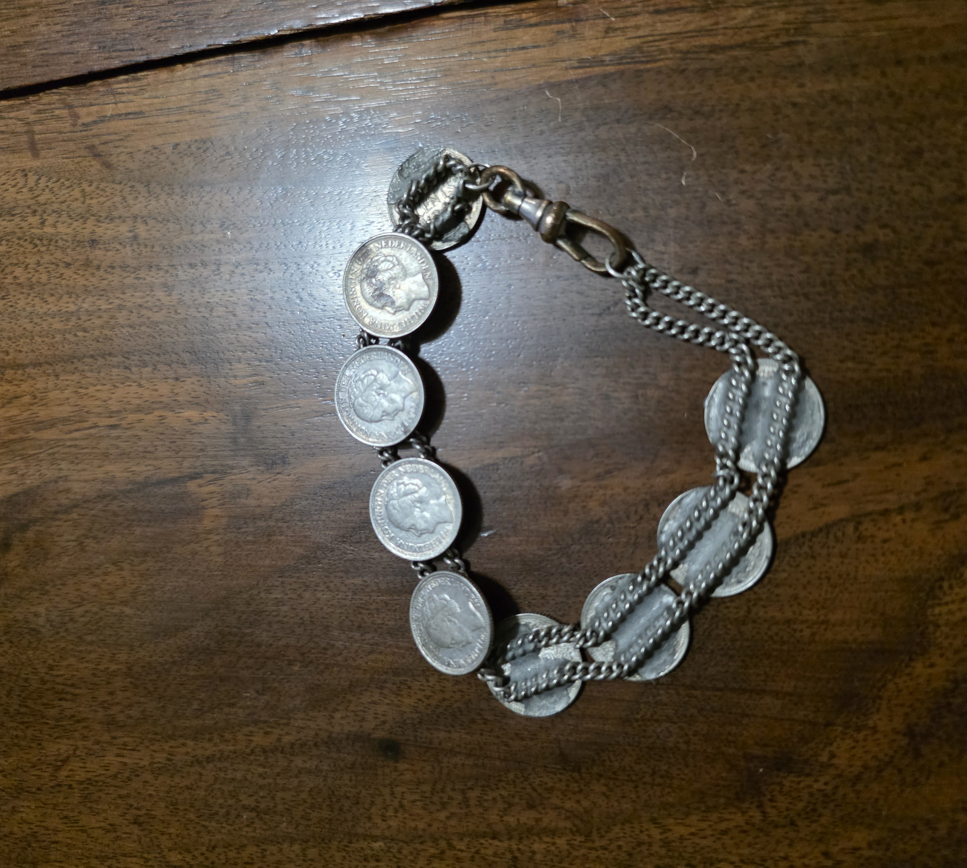 Coin Bracelet with Dutch Coins