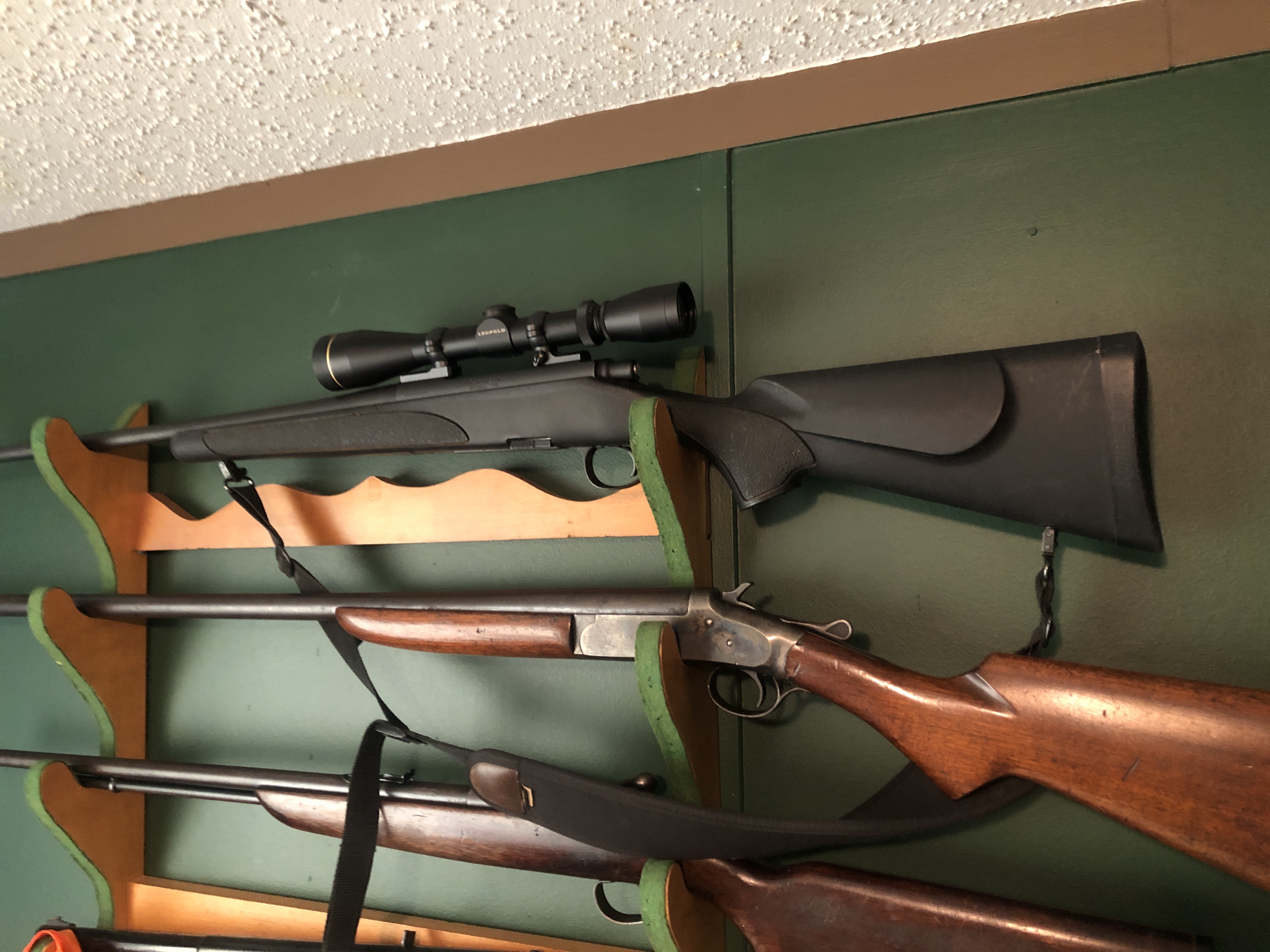 Modern Hunting Rifle with Leupold Scope